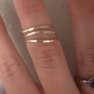 James Avery Delicate Forged Rings Sz 8